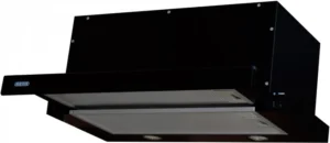 Витяжка кухонна ELEYUS Storm 1200 LED SMD 60 BL 226Вт, 1200 м³/год, телескопічна, чорна (витяжка ELEYUS, телескопічна)
