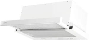 Витяжка кухонна ELEYUS Storm 1200 LED SMD 60 WH 226Вт, 1200 м³/год, телескопічна, біла (витяжка ELEYUS, телескопічна)