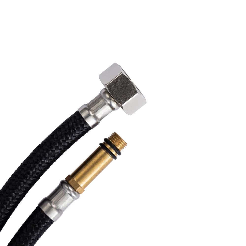 Шланг для змішувача Aquastrong NYLON М10_1_2 120 см КШ (AS18120) Шланг для змішувача Aquastrong NYLON М10_1_2 120 см КШ (AS18120)