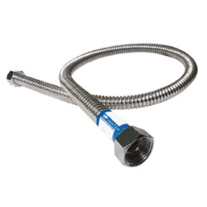 Шланг гофрований газовий 1/2″ ГГ 40 см Sanflex (гайка–гайка)