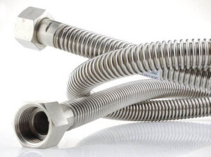 Шланг гофрований газовий 3/4″ ГШ 50 см Sanflex (гайка–штуцер)