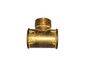 Трійник латунний 1/2″ ВНВ Gross (внутрішня/зовнішня/внутрішня, ГРОСС)